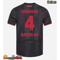 Camisa de Futebol Bayer Leverkusen Jarell Quansah #4 Equipamento Principal 2025-26 Manga Curta